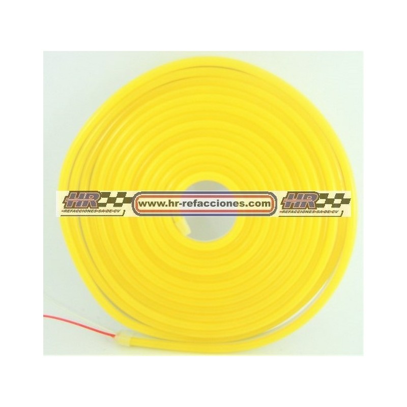 ACC LUZ LED  LUZ LED ROLLO NEON 5 MTS AMARILLO