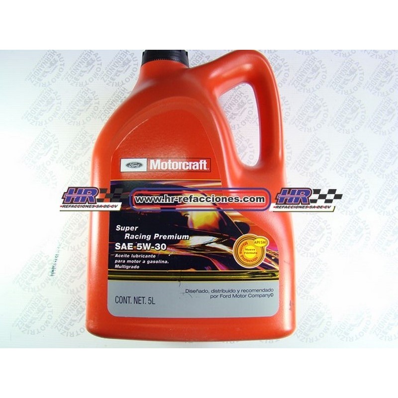 QUIMICOS ACEITE  MOTOR GALON MOTORCRAFT MULTIGRADO SAE 5W-30 MSMX 05W30 G4