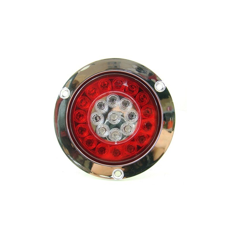 ACC LUZ  PLAFON REDONDO LED ATORNILLABLE AMBAR 40 LED CON FUNCIONES FLOR AZUL ROJO