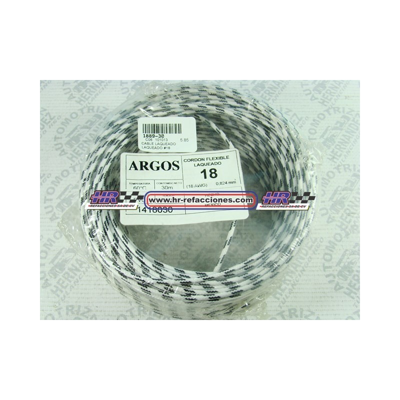 CABLE LAQUEADO  LAQUEADO  CAL 18