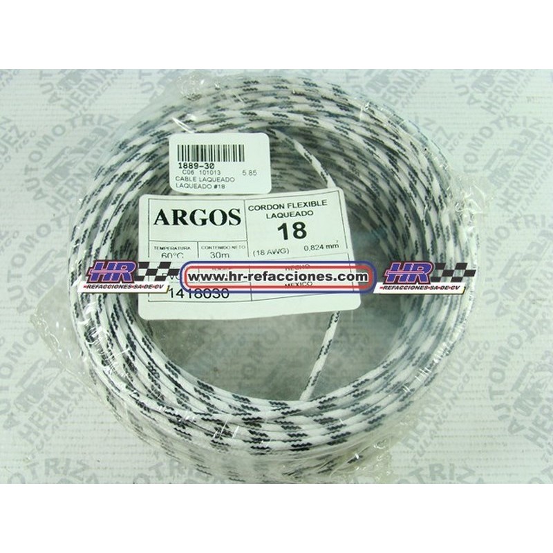 CABLE LAQUEADO  LAQUEADO  CAL 18