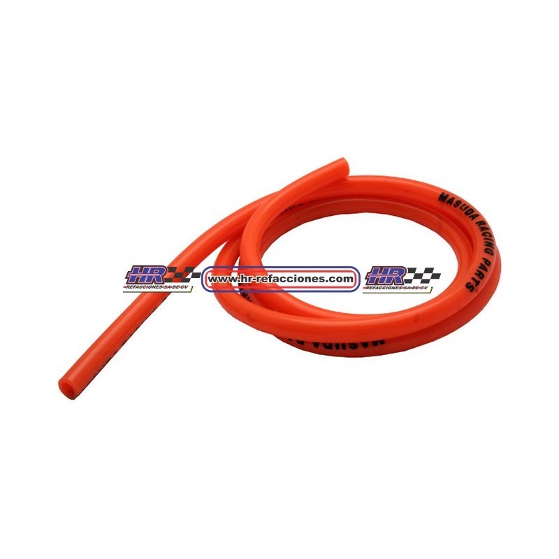 MOTOCICLETAS  MANGUERA GASOLINA RACING 1MT NARANJA