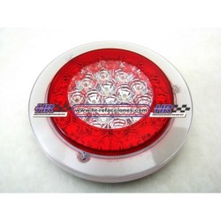 ACC LUZ  PLAFON REDONDO LED ATORNILLABLE AMBAR 9 LED CON INTERMITENTES GEL