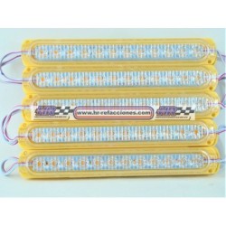 ACC LUZ  PLAFON LATERAL 12 LEDS 18 CM AMBAR PIEZA