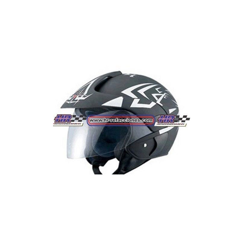 MOTOCICLETAS  CASCO 3/4 DOT ABS DE ALTO IMPACTO MSD-205 ROJO