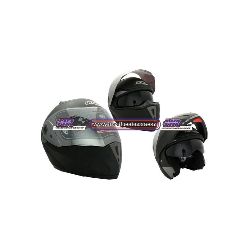 MOTOCICLETAS  CASCO ABATIBLE RACING DOBLE MICA VAROS DISEÑOS DOT