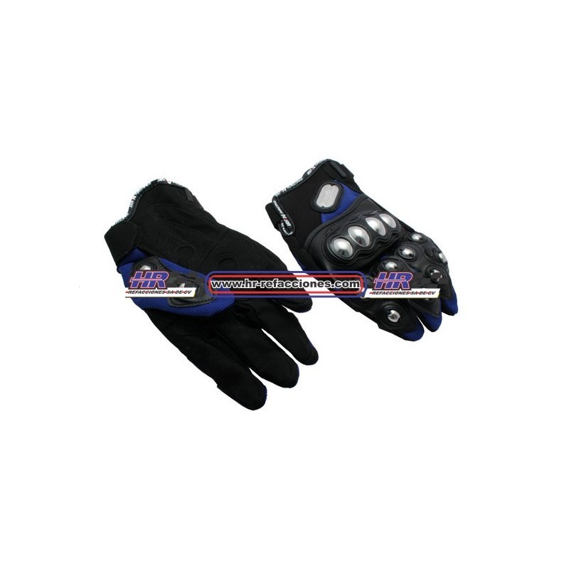 MOTOCICLETAS  GUANTES P/MOTOCICLISTA IRON RACING ACERO