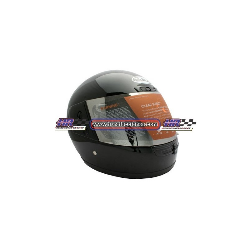 MOTOCICLETAS  CASCO CERRADO MICA POLARIZADA NEGRO BLANCO ROJO AZUL MATE Y BRILLANTE  MSD-106