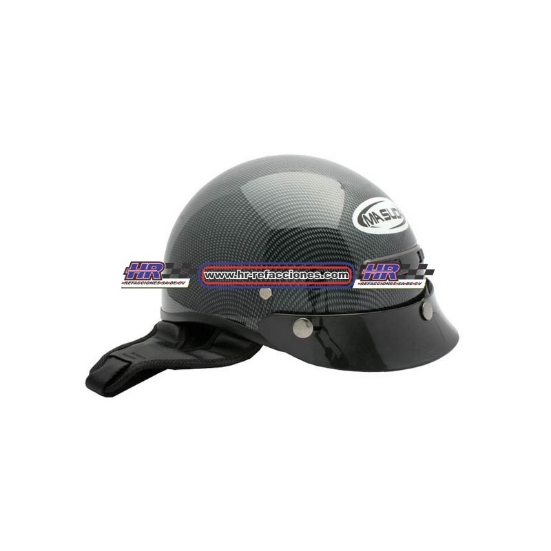 MOTOCICLETAS  CASCO CHOPPER ABS MSD FIBRA CARBON