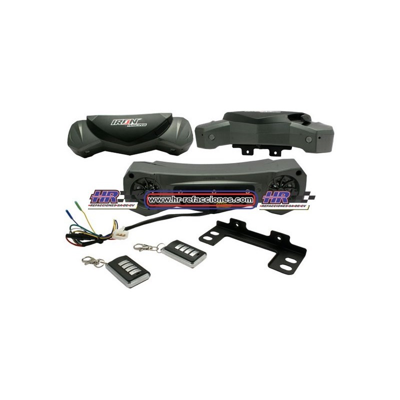 MOTOCICLETAS  REPRODUCTOR FM C/ALARMA USB LED ACUATIC