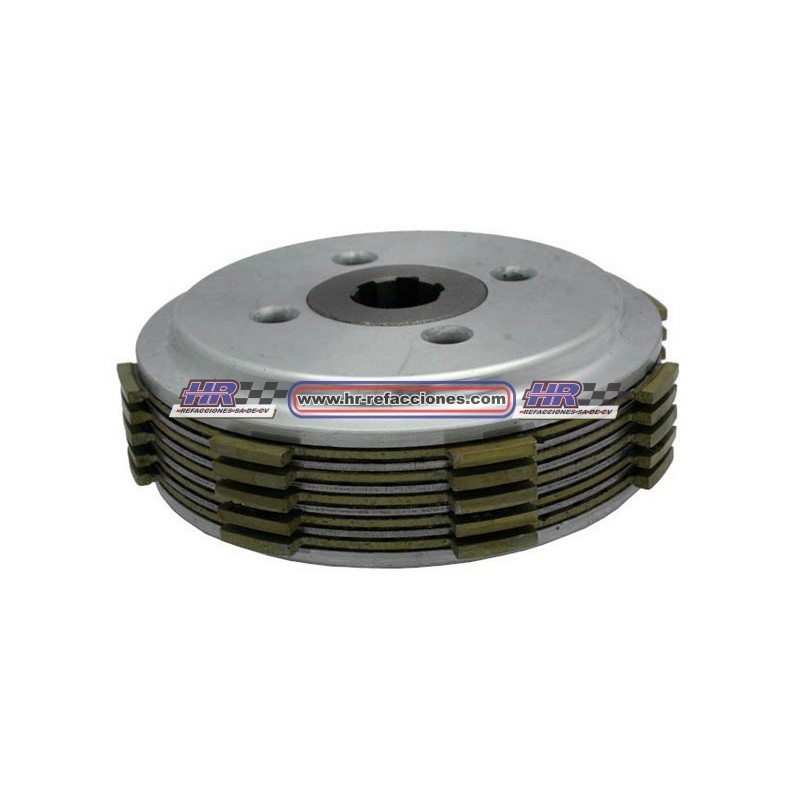 MOTOCICLETAS  PLATO OPRESOR COMPLETO CLUTCH REFORZADO FT125 CG125 4 TORNILLOS