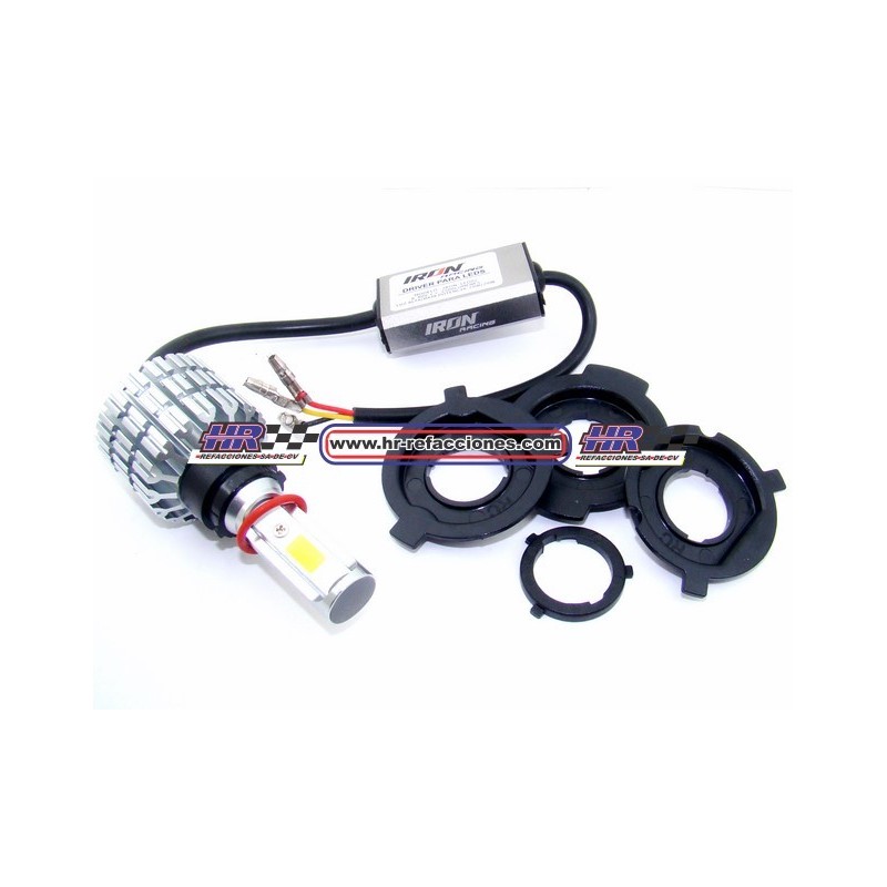 MOTOCICLETAS  FOCO HYPER LED PARA MOTO UNIVERSAL CON ADAPTADORES 10/20W 8- 80V 2500LM