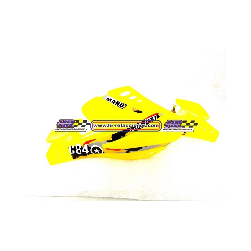 MOTOCICLETAS  PROTECTOR DE MANIJAS UNIVERSAL  IR-001 AZUL NEGRO ROJO VERDE AMARILLO