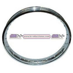 MOTOCICLETAS  RIM CROMADO MASUDA ALTA RESISTENCIA 1 40 X 17 36H  9G