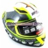 MOTOCICLETAS  CASCO CERRADO IRON RACING DOT IR-5051 DIENTE VERDE DIF TALLAS