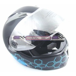 MOTOCICLETAS  CASCO IRON RACING DOT LOBO IR-105 MATE DIF TALLAS  IR-5001