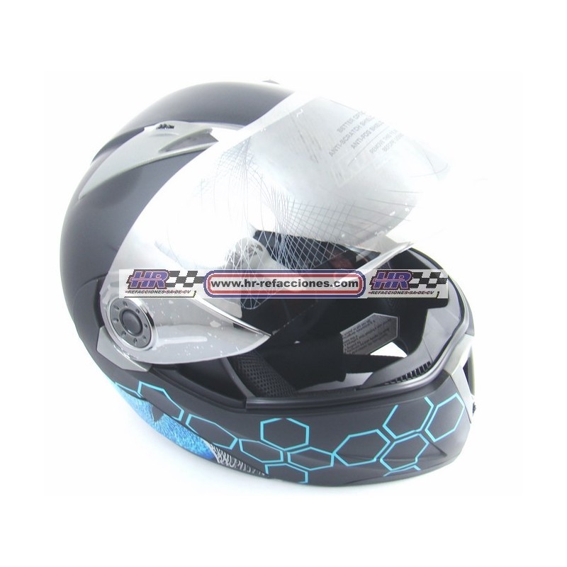 MOTOCICLETAS  CASCO IRON RACING DOT LOBO IR-105 MATE DIF TALLAS  IR-5001