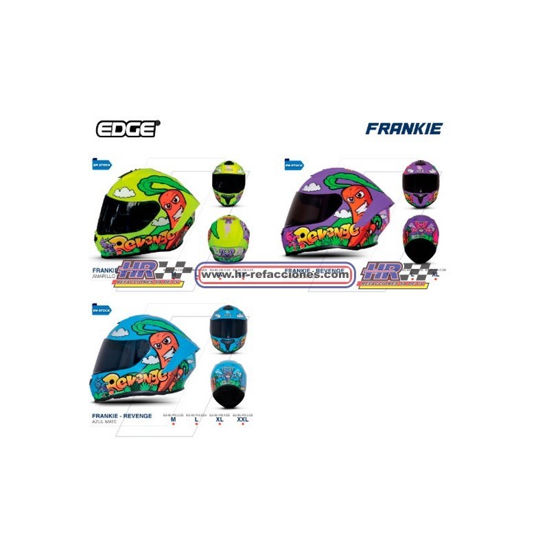 MOTOCICLETAS  CASCO EDGE FRANKI DOT