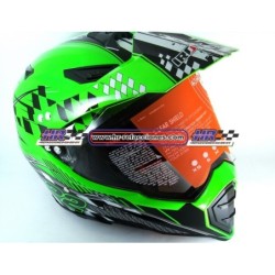 MOTOCICLETAS  CASCO CROSS IRON RACING K-13 DOT COLORES