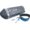 MOTOCICLETAS  ESCAPE UNIVERSAL P/MOTOCICLETA IR9000 FIBRA CARBON