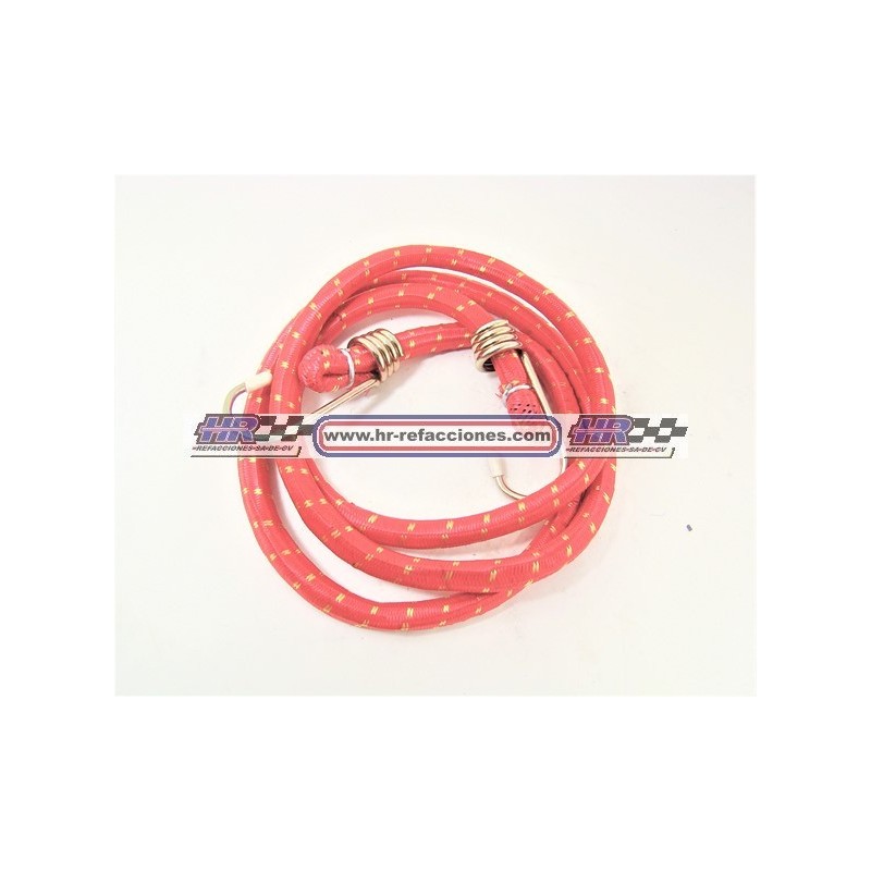 MOTOCICLETAS  CORDON BUNGEE P/MOTO 1 35 M X 10MM COLORES