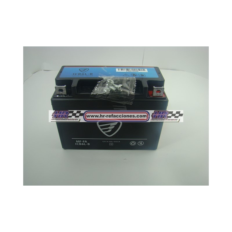 MOTOCICLETAS  BATERIA LIBRE MANTENIMIENTO CB6L B/L FM-6 5  ICB6L-B MF-FA