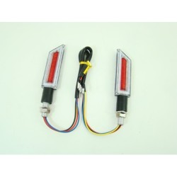 MOTOCICLETAS  DIRECCIONAL LED AMBAR CON CUARTO JGO