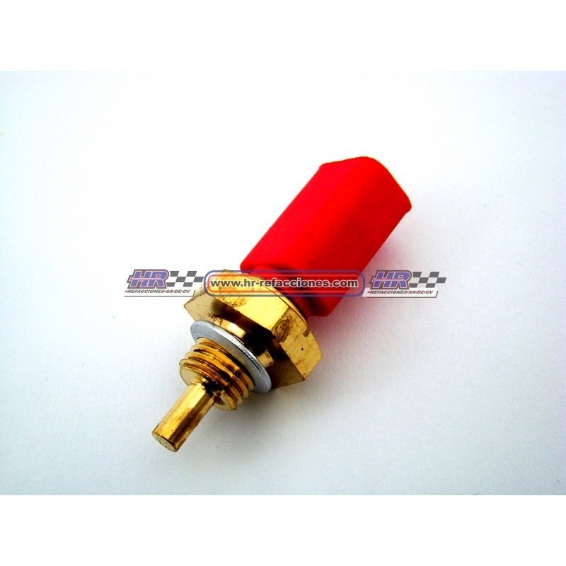 BULBO TEMPERATUR  MOTOR NISSAN PLATINA CLIO (COLOR ROJO - ENVIA INFORMACION AL TABLERO)