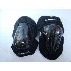 MOTOCICLETAS  RODILLERAS IR091 FIBRA CARBON 2 PZAS