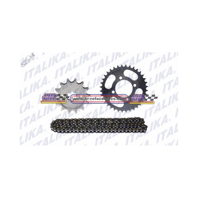 MOTOCICLETAS  KIT ENGRANES AR110:/ 15, AT110NR:/ 16/ 17/ 18, AT110RT:/ 12/ 13/