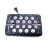 UNIDAD  4656 HIPERLED ALTA Y BAJA Y CUARTO 18 LEDS (( PIEZA )) CON LUZ DE DIA ALUMINIO NEGRO