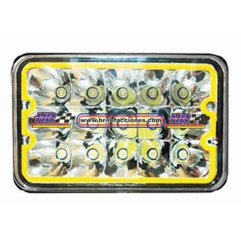 UNIDAD  4656 HIPERLED CON 15 LED CON ARILLO (( JUEGO ))  ALTA Y BAJA