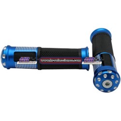 MOTOCICLETAS  PUÑO ALUMINIO MSD-285 AZUL JGO