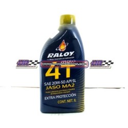 MOTOCICLETAS  ACEITE MOTOR 946 ML RALOY MOTO 4T 20W50 LT