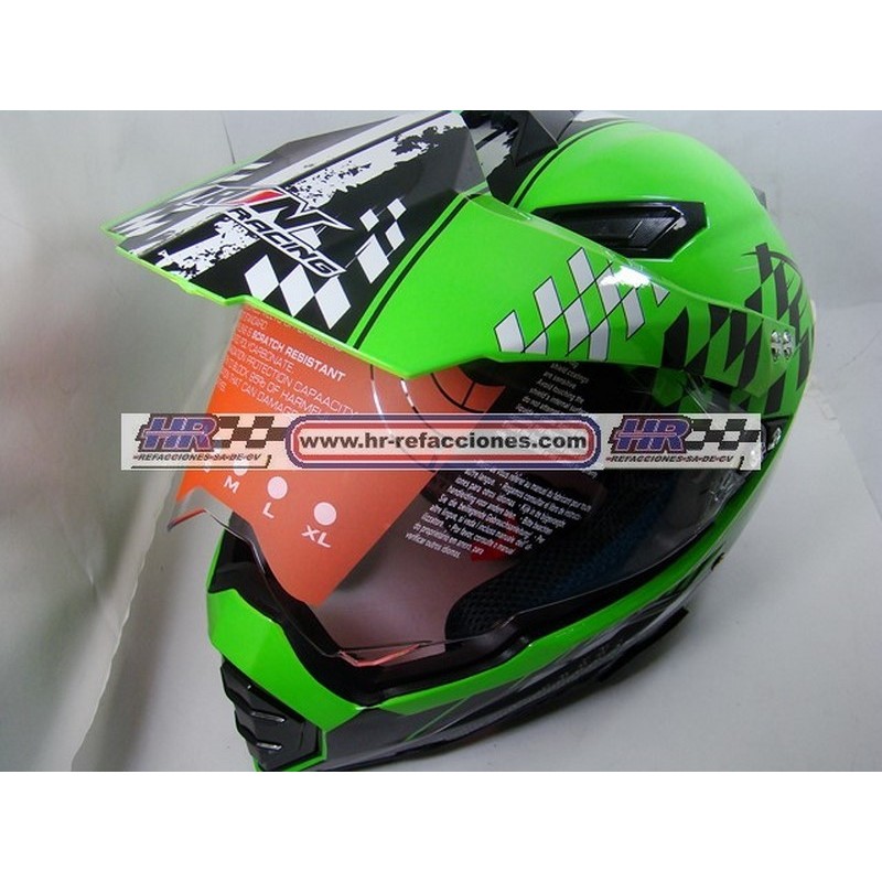 MOTOCICLETAS  CASCO CROSS IRON RACING K22