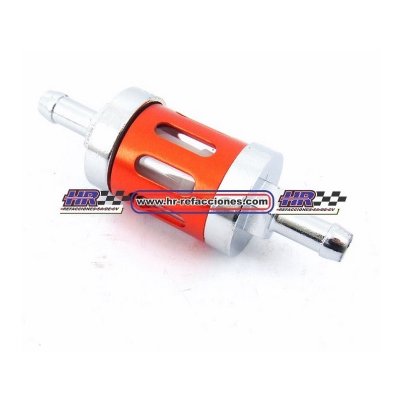 MOTOCICLETAS  FILTRO GASOLINA ALUMUINIO AZUL DORADO NEGRO PLATA ROJO NARANJA VERDE