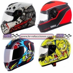 MOTOCICLETAS  CASCO EDGE CERTIFICADO DOT BOSS PILOT