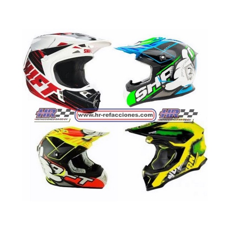 MOTOCICLETAS  CASCO SHAFT CROSS