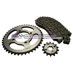 MOTOCICLETAS  KIT ENGRANES CON CADENA YBR-125 YAMAHA 428/126L   45T/15T