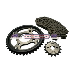 MOTOCICLETAS  KIT ENGRANES CON CADENA CG-150 HONDA TITAN  428/120L   43T/16T