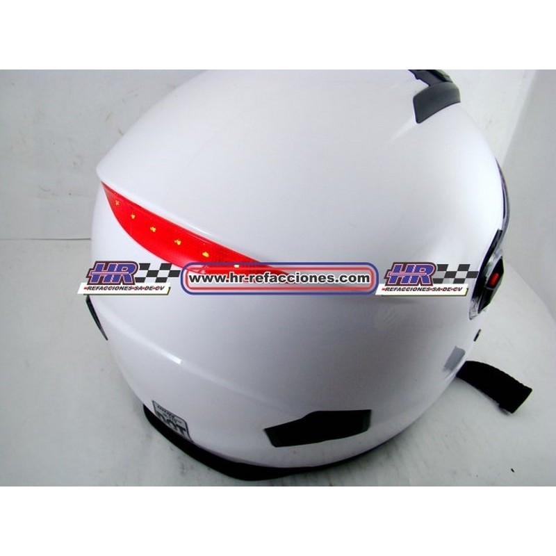 MOTOCICLETAS  CASCO CERRADO CON LED IRON RACING