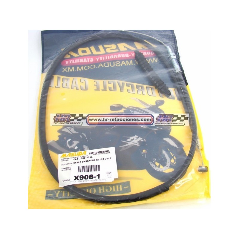 MOTOCICLETAS  CHICOTE CLUTCH RC150 2016