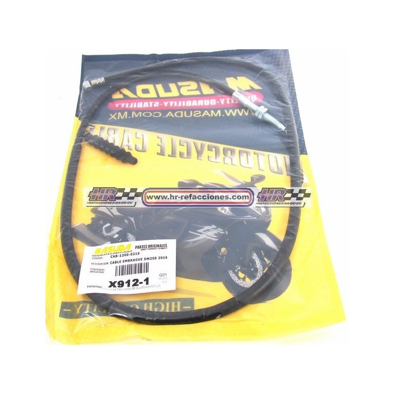 MOTOCICLETAS  CHICOTE CLUTCH DM250 2016