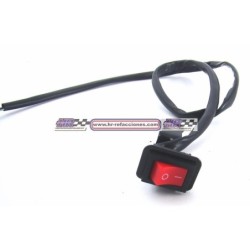 MOTOCICLETAS  SWITCH CONTACTO UNIVERSAL CON BASE PARA ESPEJO