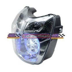 MOTOCICLETAS  FARO DELANTERO IT FT 150 GT (11-13) LED CON AUX AZUL