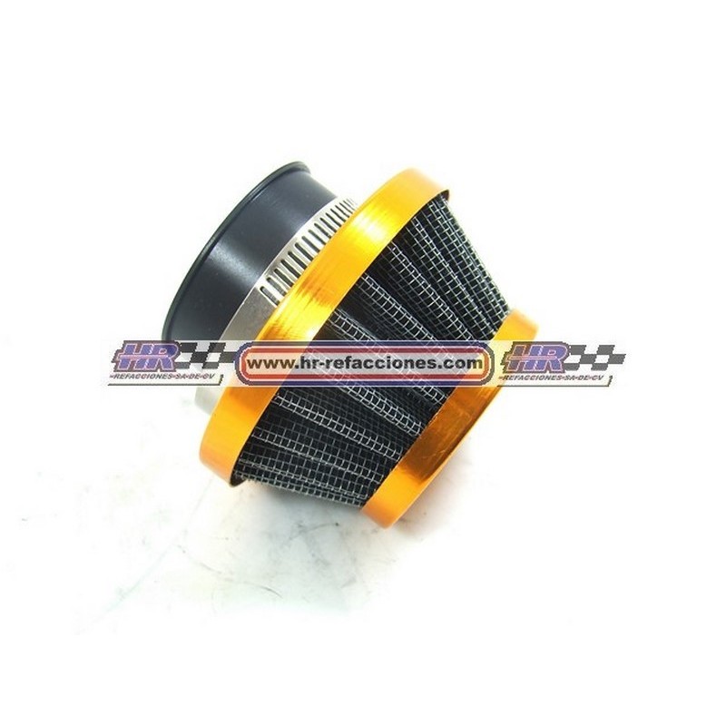 MOTOCICLETAS  FILTRO AIRE UNIVERSAL COLORES 39 MM