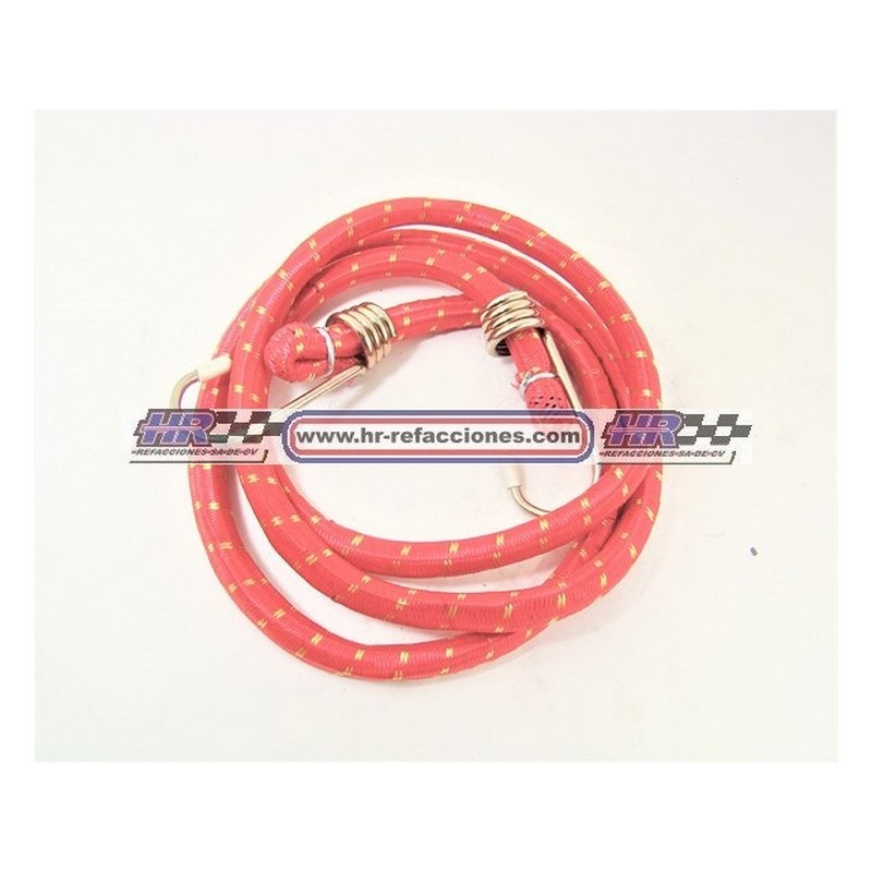 MOTOCICLETAS  CORDON BUNGEE P/MOTO 1 35 M X 10MM COLORES