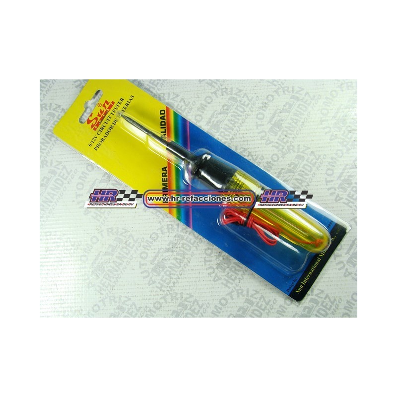 HERRAMIENTA  PROBADOR DE CORRIENTE TIPO PLUMA 12V