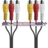 ACC CABLE  EXTENCION RCA 1.8 MTS 3PG AUDIO VIDEO NIT-1056   11-1056   11-1056