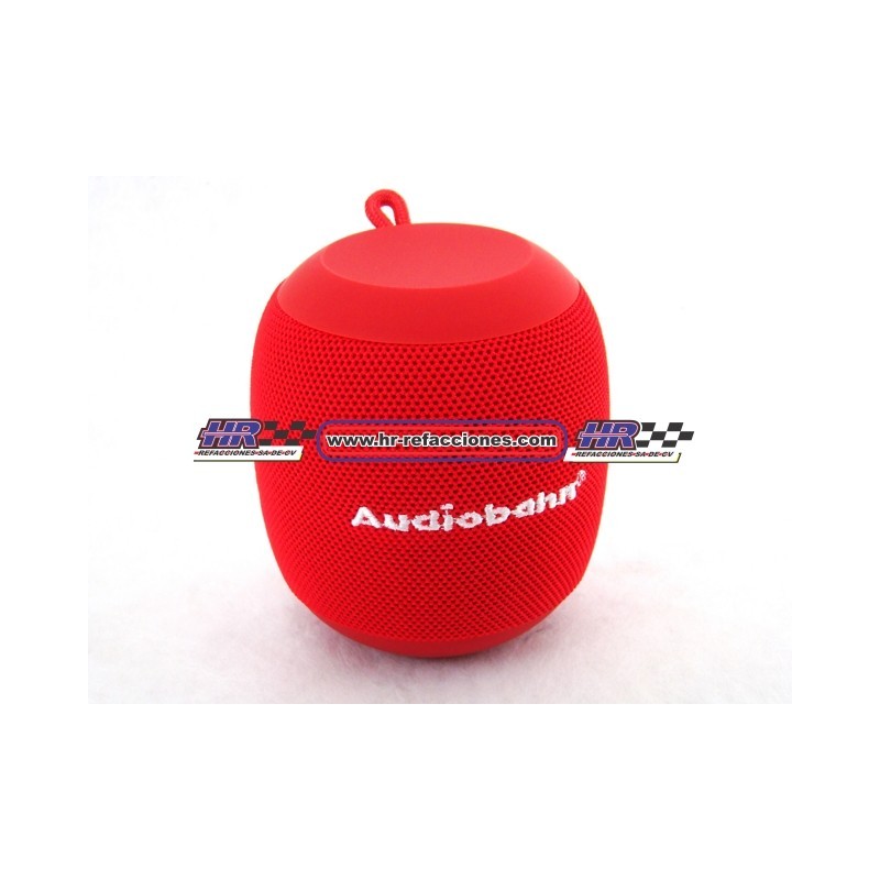 ACC BOCINA AUDIO  PORTATIL BLUETOOTH AUDIOBAHN ROJO APS150BT   APS150BT